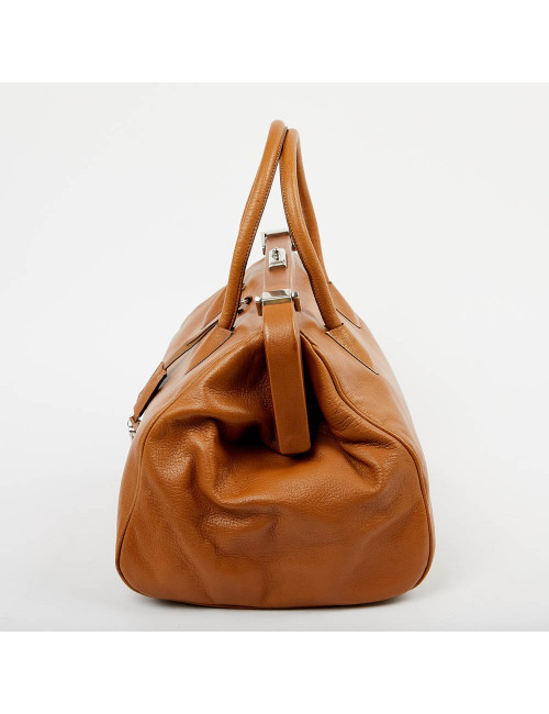 Mallette PRADA cuir beige 