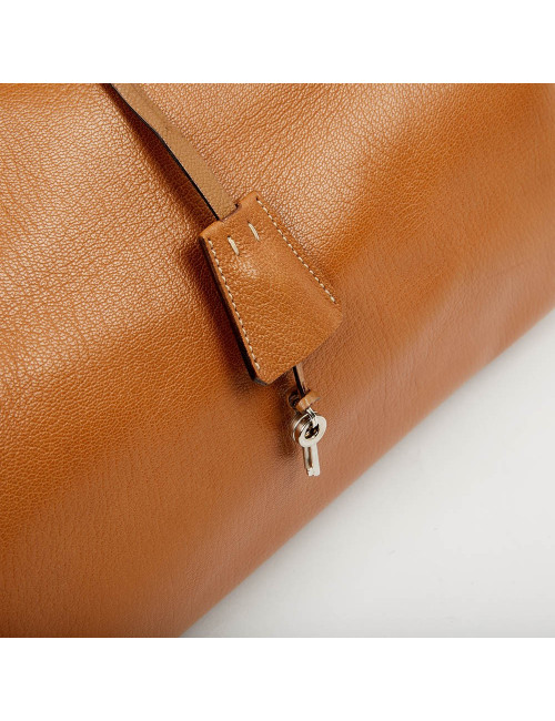 Mallette PRADA cuir beige 