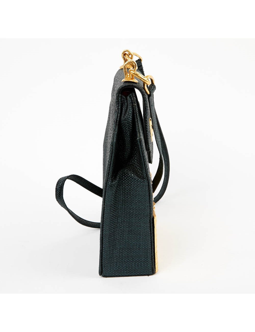 Sac CHRISTIAN LACROIX façon osier bleu