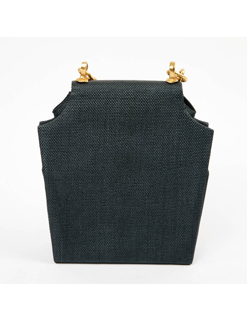 Sac CHRISTIAN LACROIX façon osier bleu