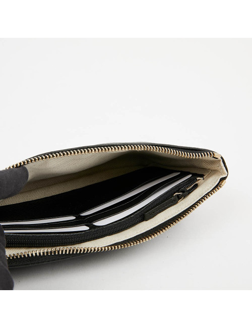 Pochette Soho GUCCI cuir grainé noir 