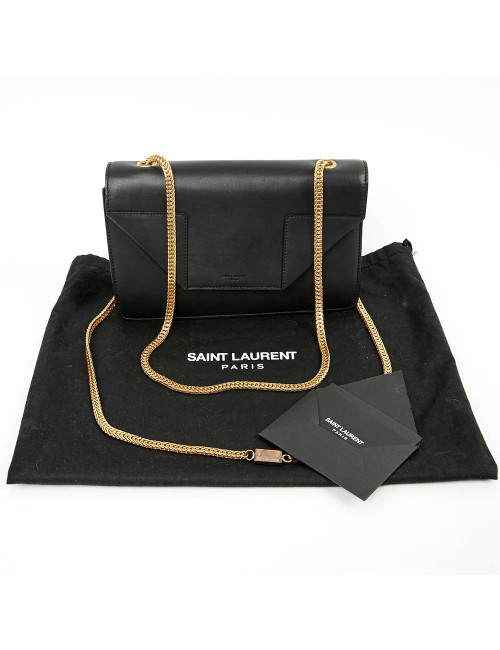 Sac noir SAINT LAURENT cuir lisse