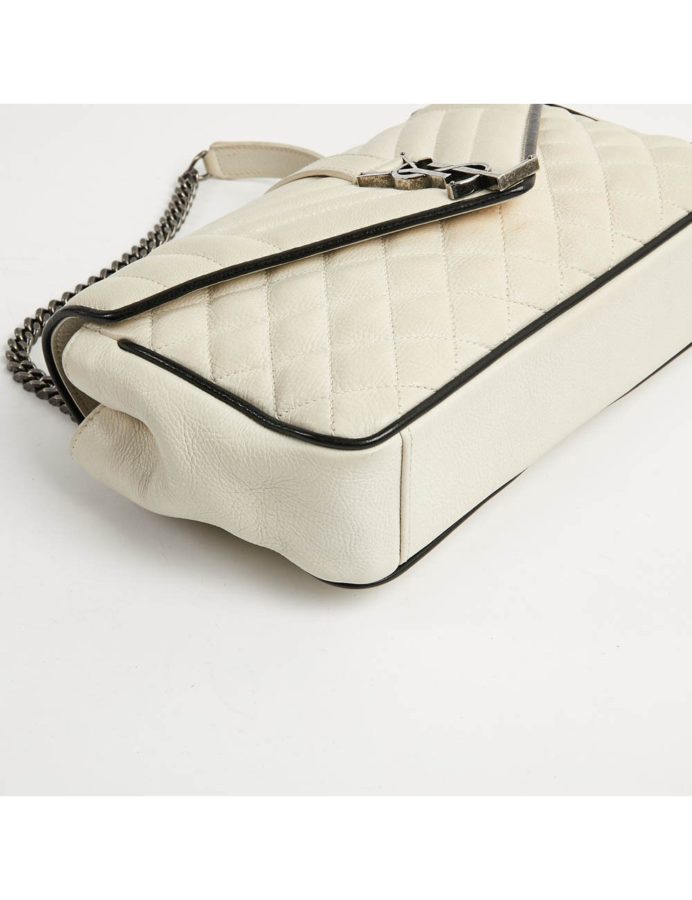 Sac enveloppe YSL beige SAINT LAURENT