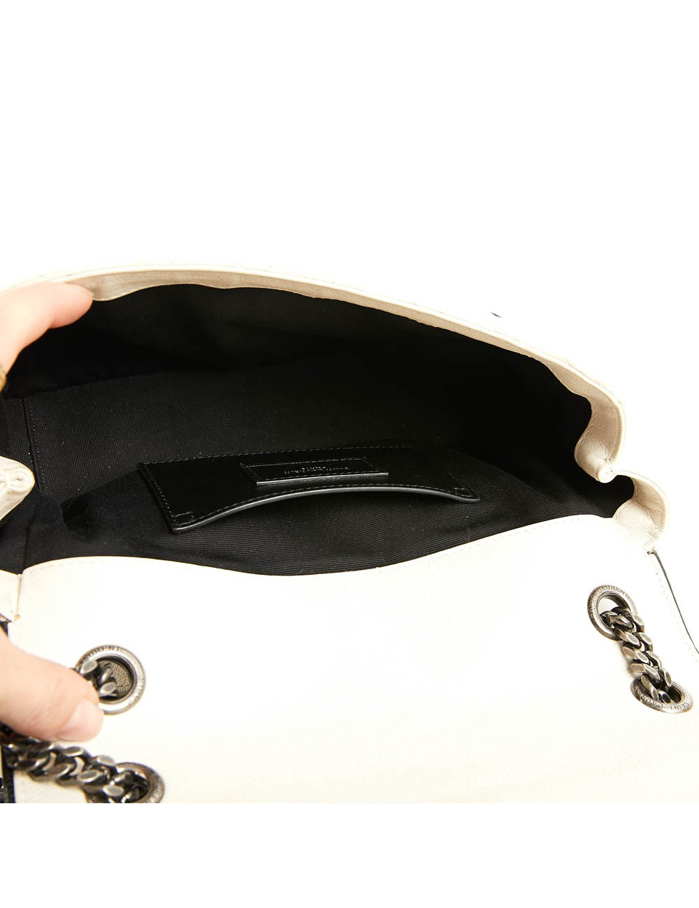 Sac enveloppe YSL beige SAINT LAURENT