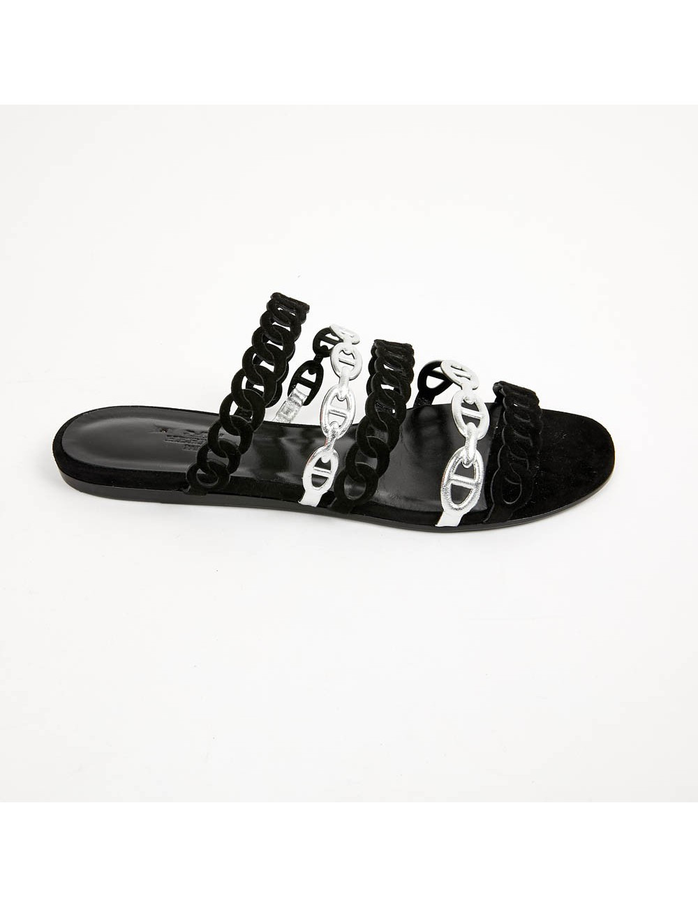 Sandales HERMES femme bicolore T36,5