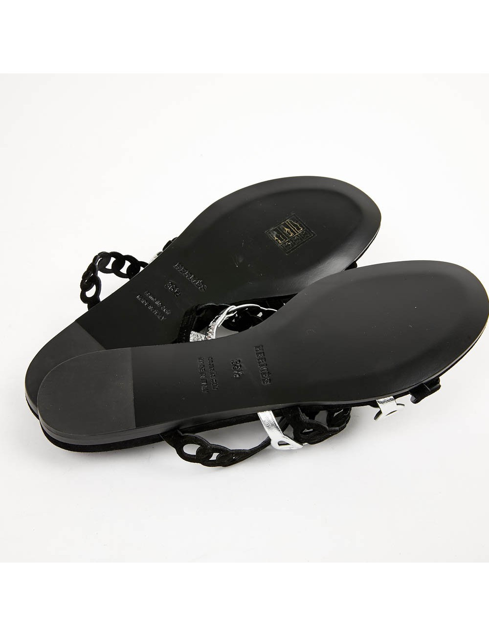 Sandales HERMES femme bicolore T36,5