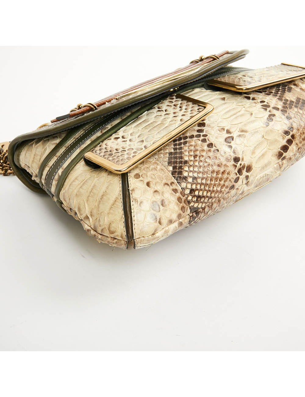 Sac CHLOE python beige