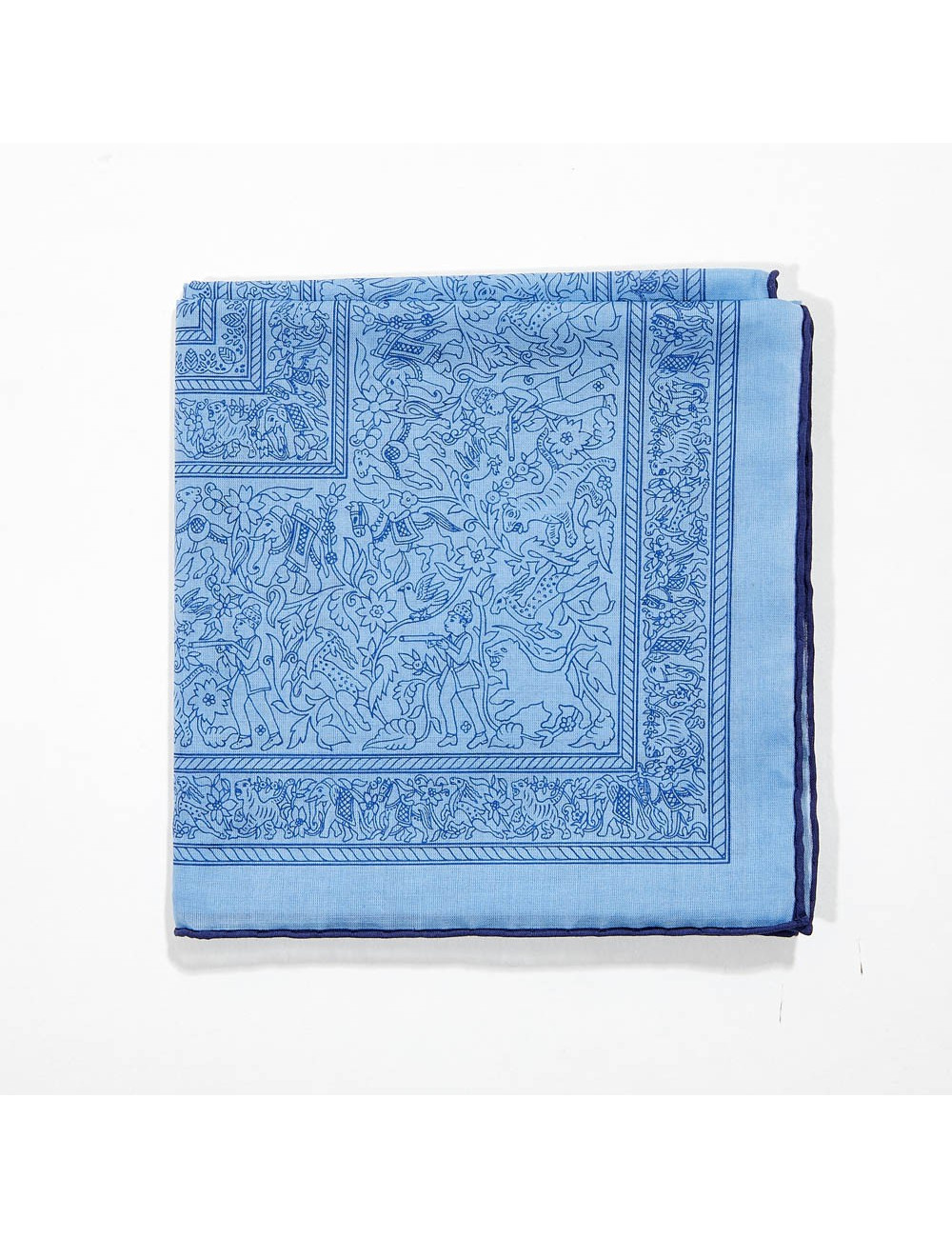 Carré HERMES Chasse en Inde 2008 en coton