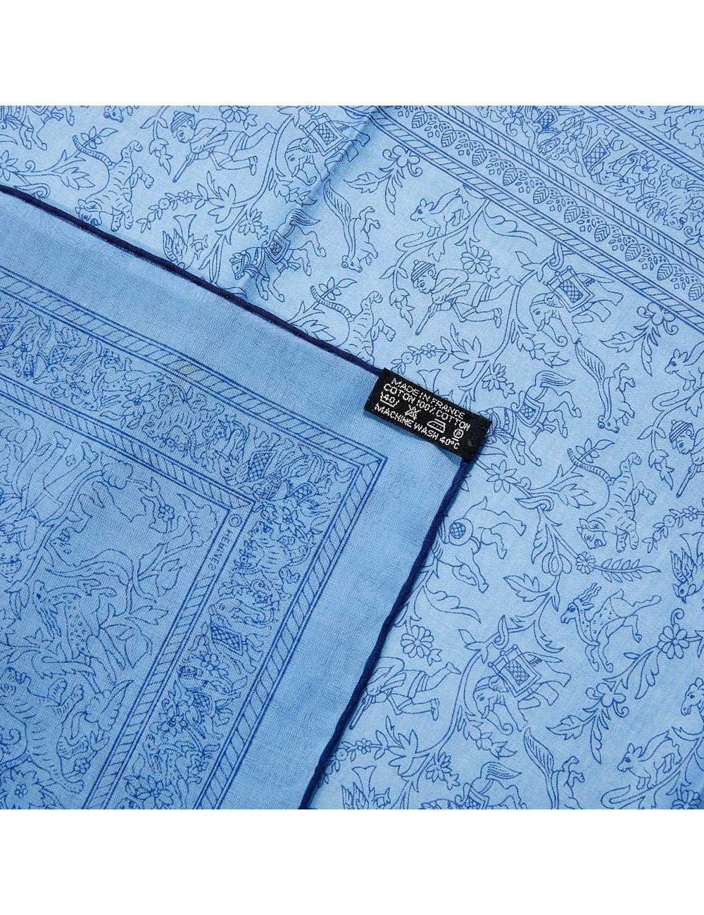 Carré HERMES Chasse en Inde 2008 en coton