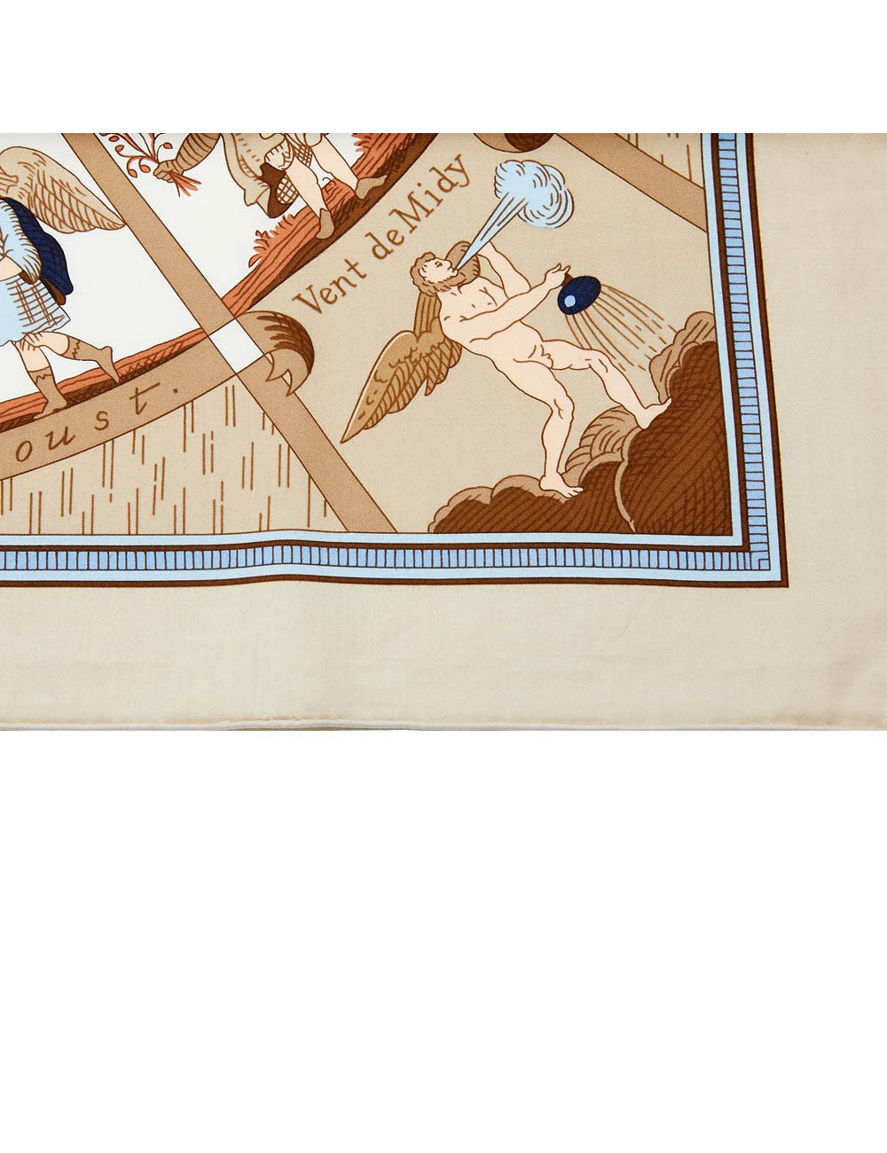 Carré HERMES coton l'Année dans les Etoiles 1999