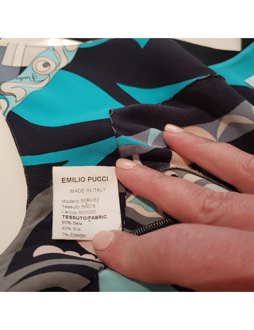 Robe EMILIO PUCCI bleu