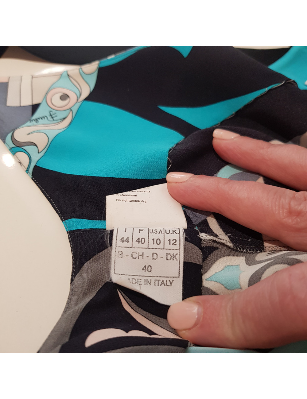 Robe EMILIO PUCCI bleu