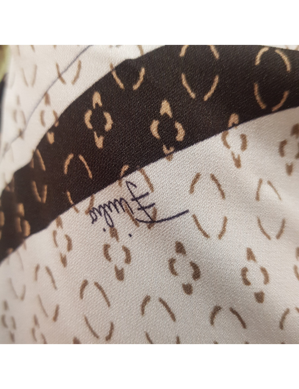 Robe EMILIO PUCCI T 40 FR en soie à motifs vert