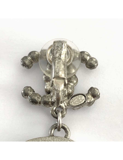 CHANEL clips ronds pendants CC