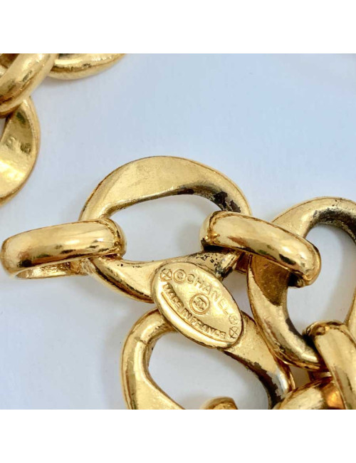 Ceinture CHANEL chaine dorée 80'
