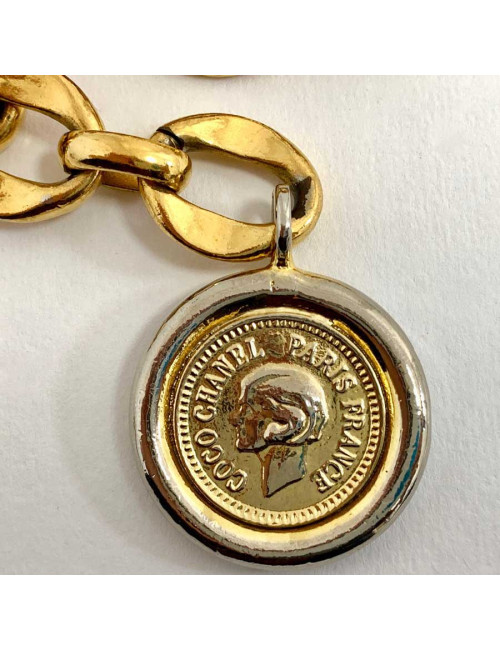 Ceinture pièce CHANEL chaine dorée