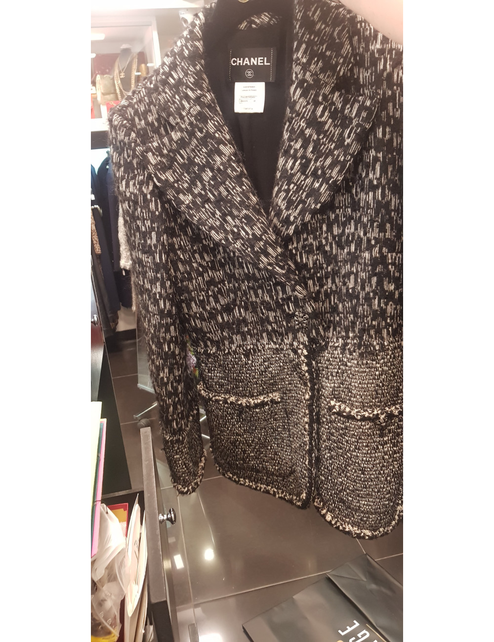 Veste CHANEL T48 laine 