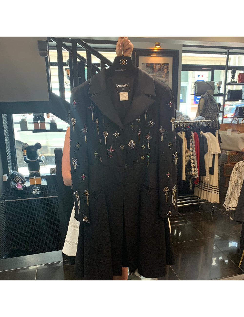 Veste CHANEL incrustation Collector