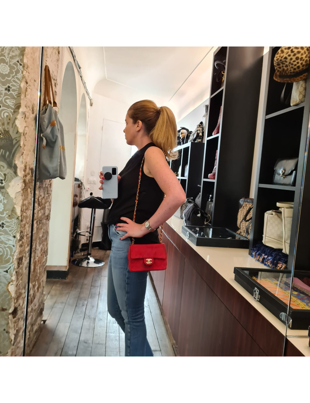  Mini sac CHANEL rouge