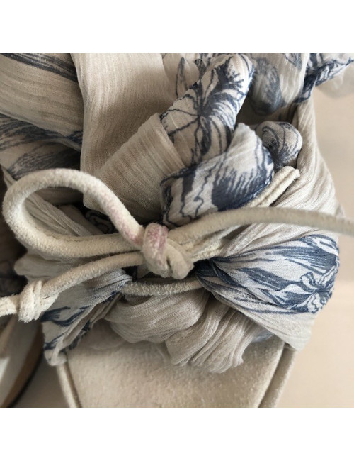 HERMES 35 t wedge sandals