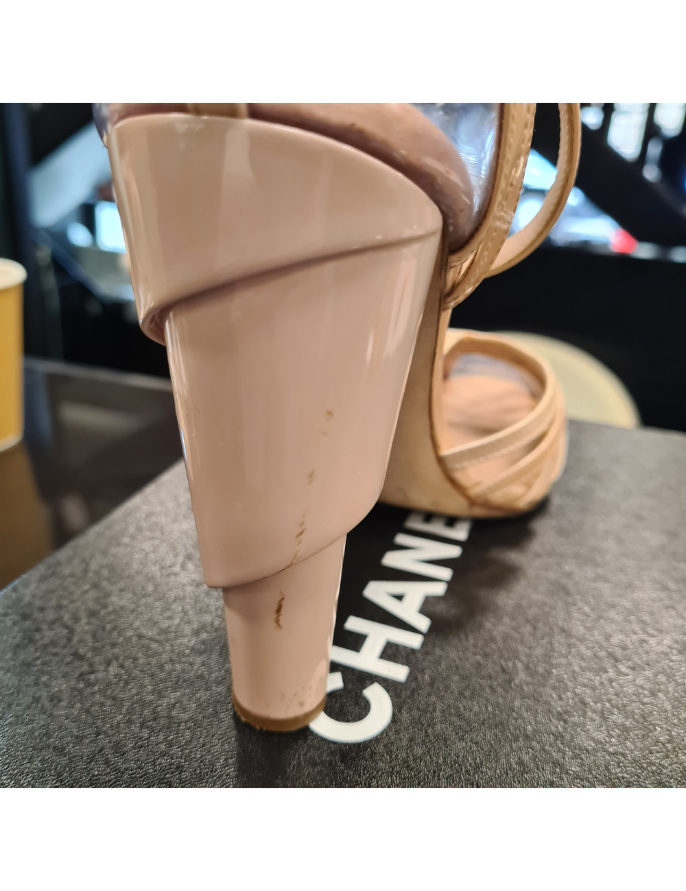 Chaussures ouvertes CHANEL T 41ROSE