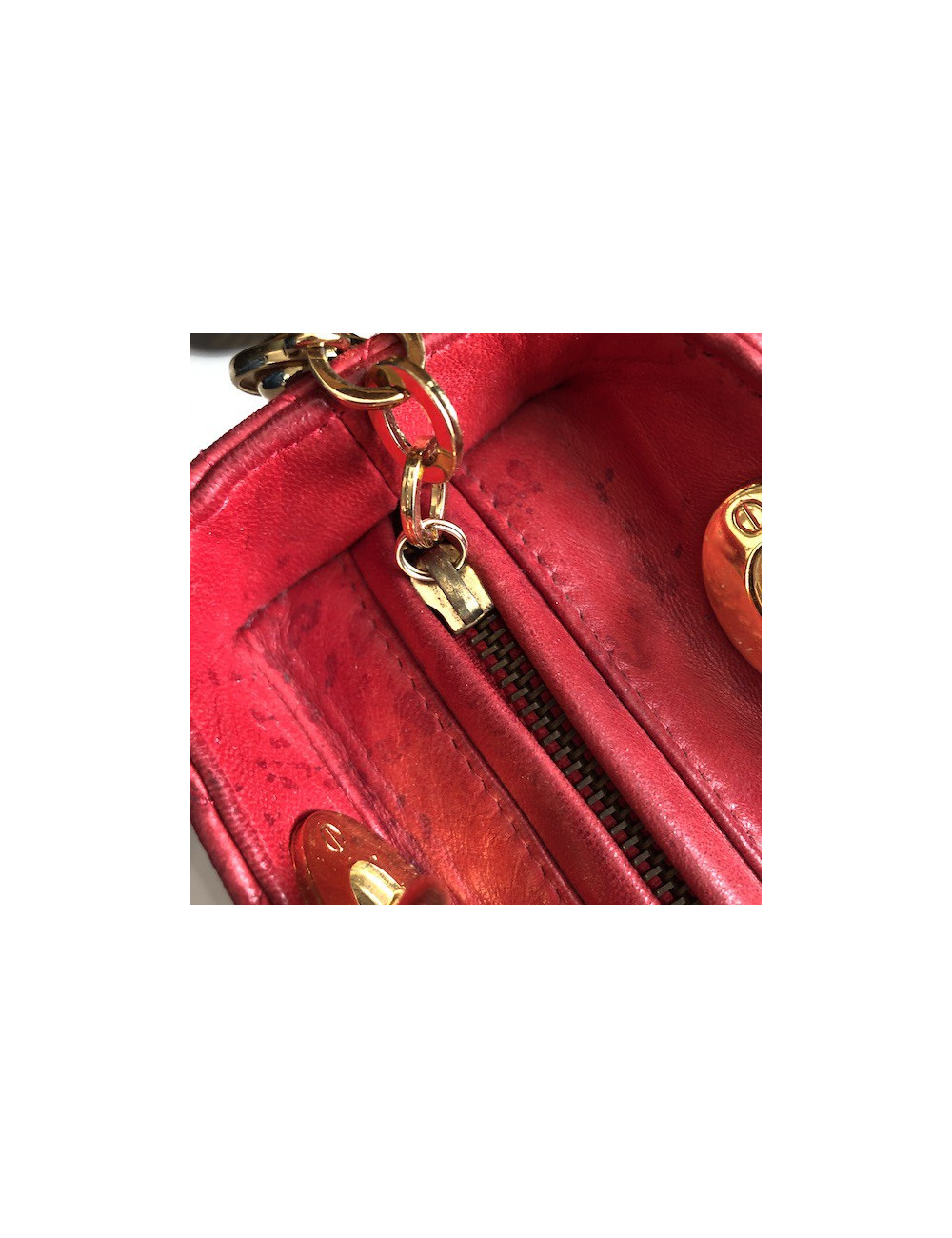 Sac Lady DIOR rouge 