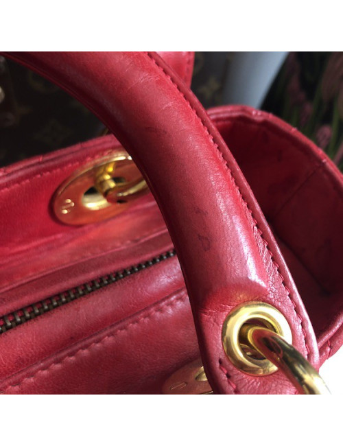 Sac Lady DIOR rouge 