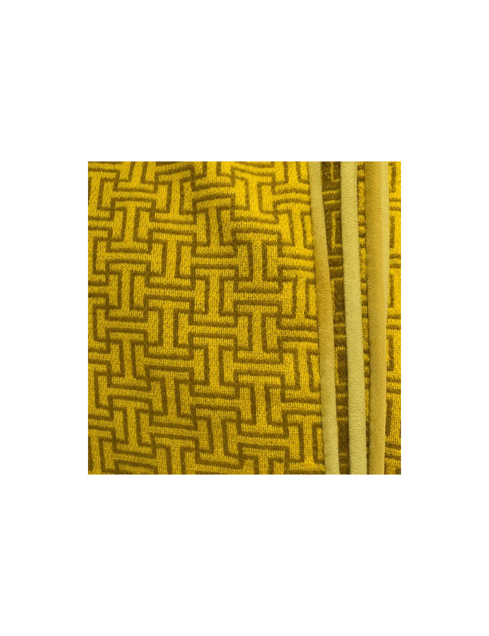 Plaid HERMES jaune 