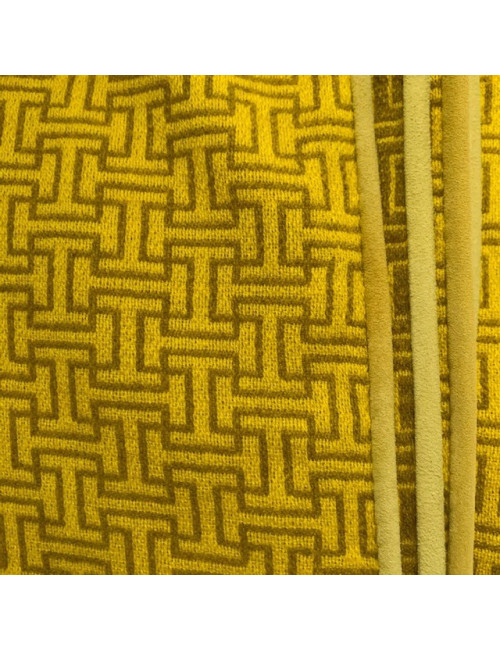 Plaid HERMES jaune 