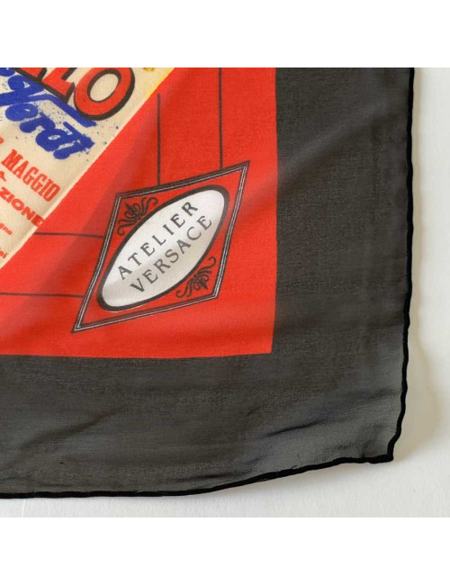 Foulard soie ATELIER VERSACE Médusa