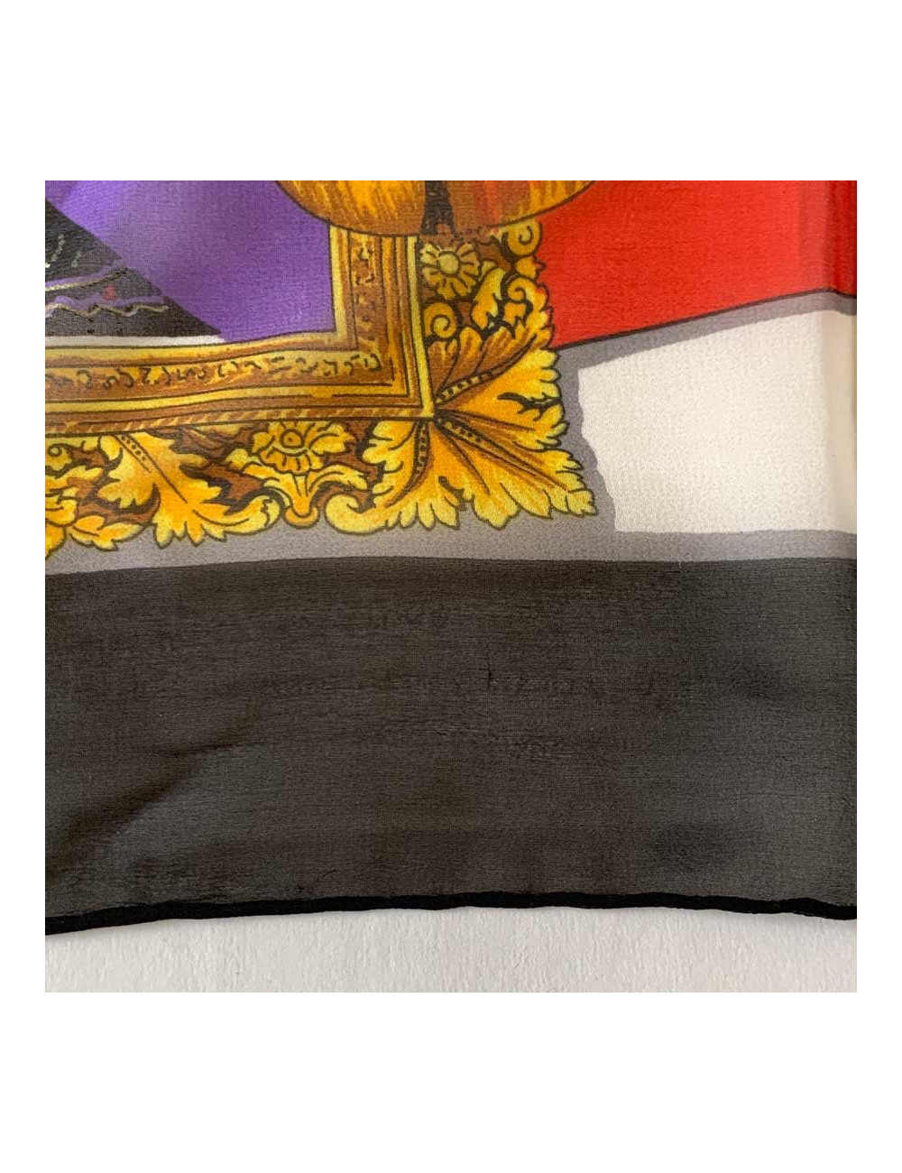 Foulard soie ATELIER VERSACE Médusa