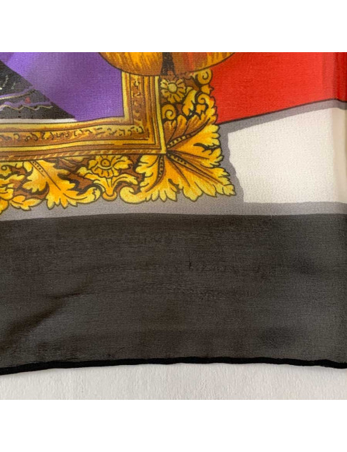 Foulard soie ATELIER VERSACE Médusa