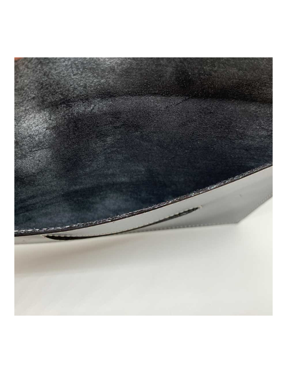 Porte cartes sans marque cuir box noir