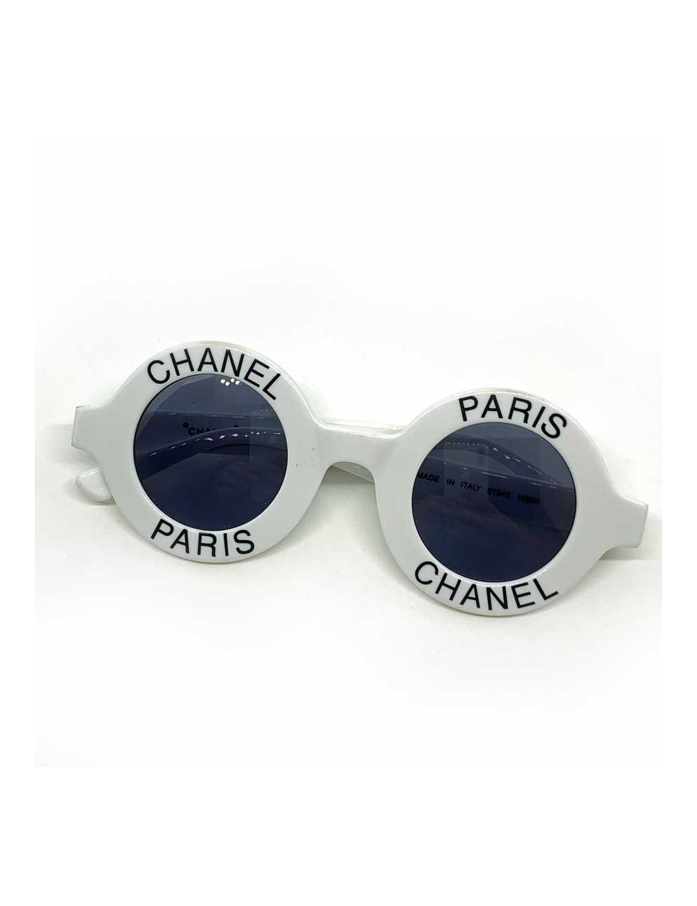 Lunettes de soleil CHANEL PARIS blanches