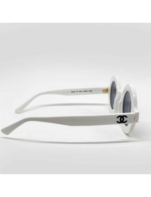 Lunettes de soleil CHANEL PARIS blanches