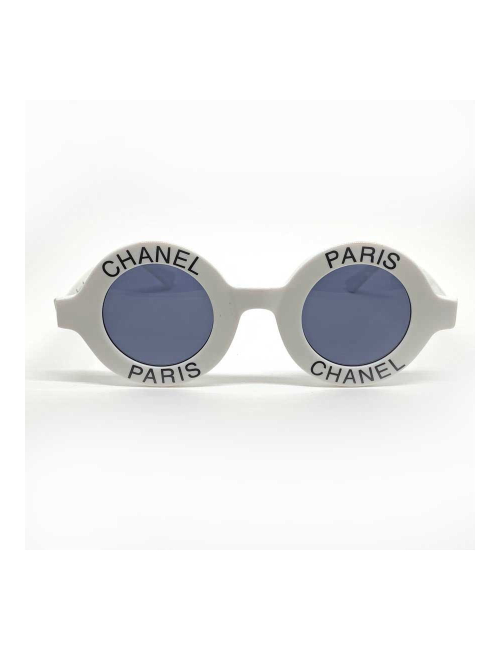 Lunettes de soleil CHANEL PARIS blanches