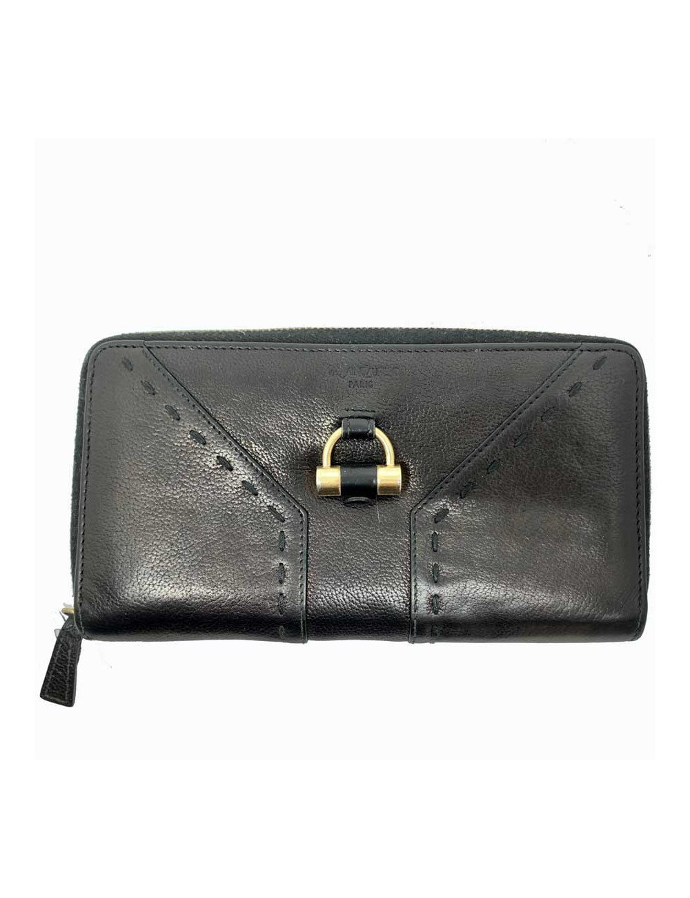 Compagnon YSL SAINT LAURENT cuir noir