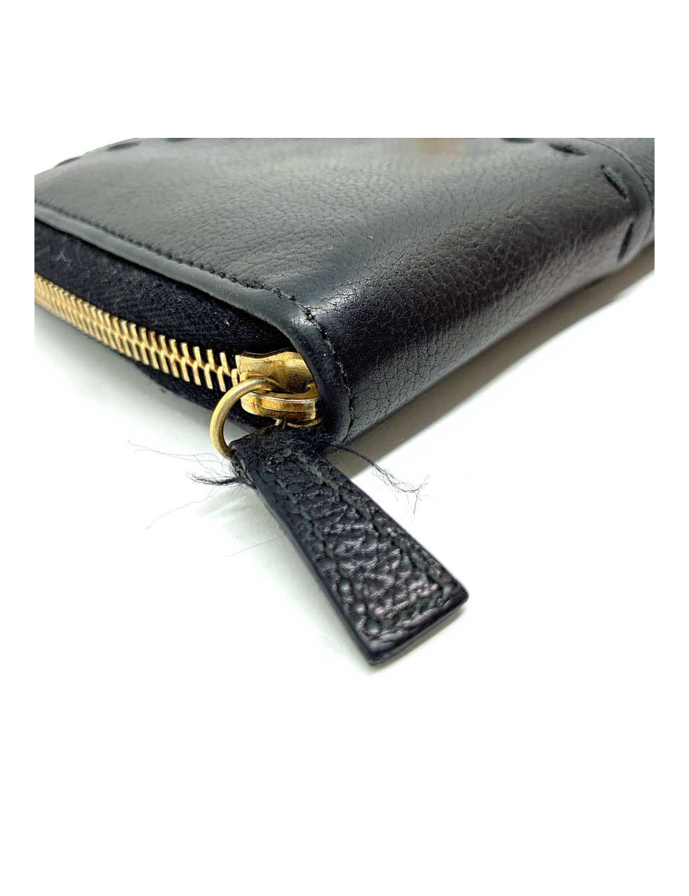 Compagnon YSL SAINT LAURENT cuir noir