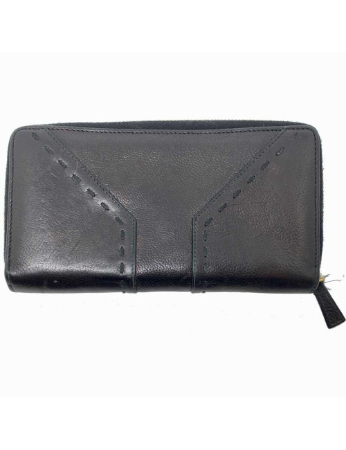 Compagnon YSL SAINT LAURENT cuir noir