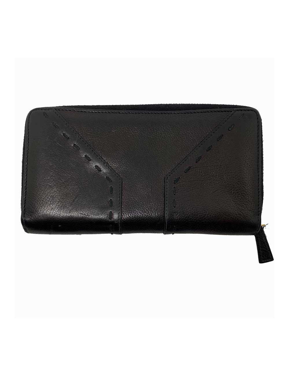 Compagnon YSL SAINT LAURENT cuir noir