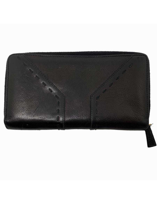 Compagnon YSL SAINT LAURENT cuir noir