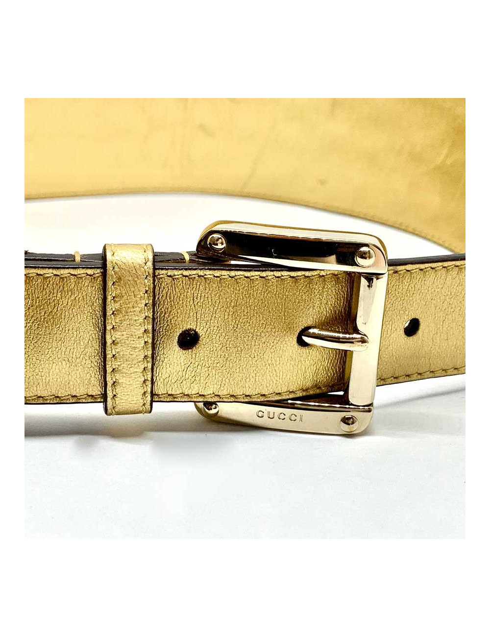 Ceinture GUCCI cuir or 
