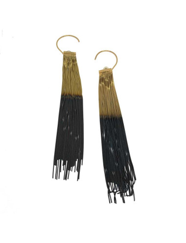 Boucles d'oreille clips CHANEL Longues pendantes