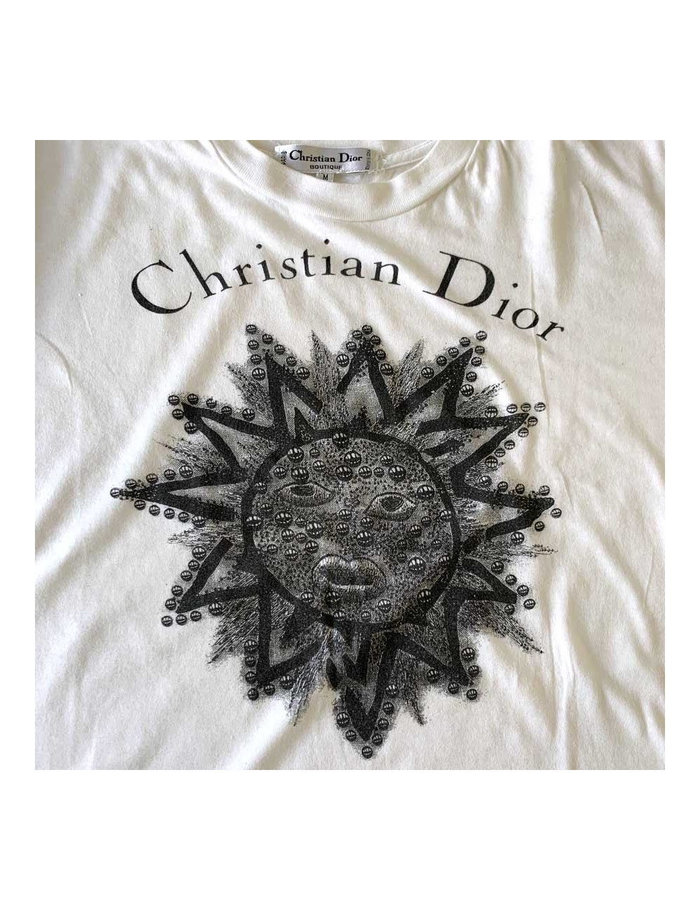 T Shirt DIOR Vintage Soleil Paris