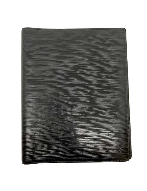 Porte agenda LOUIS VUITTON cuir epi noir