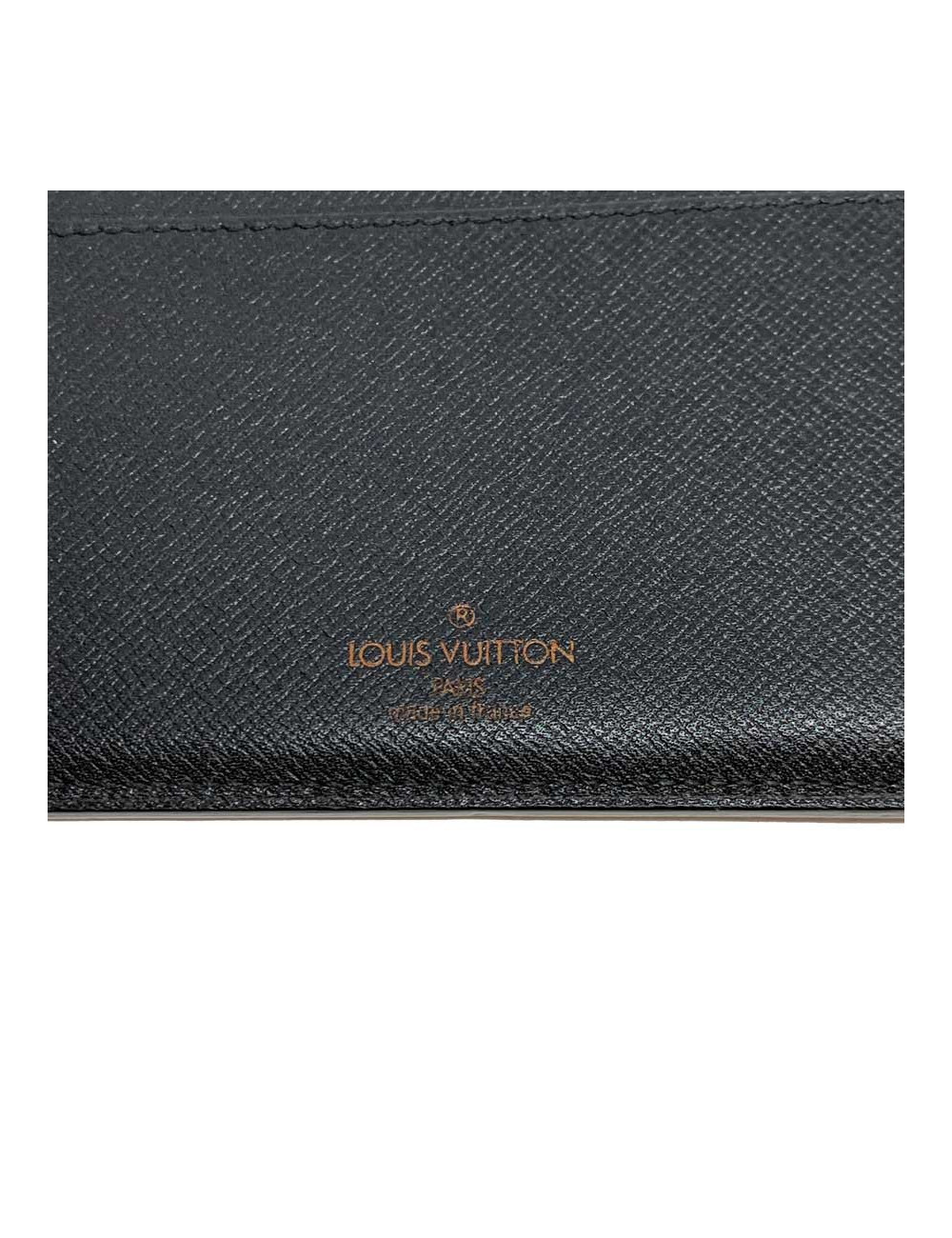 Porte agenda LOUIS VUITTON cuir epi noir