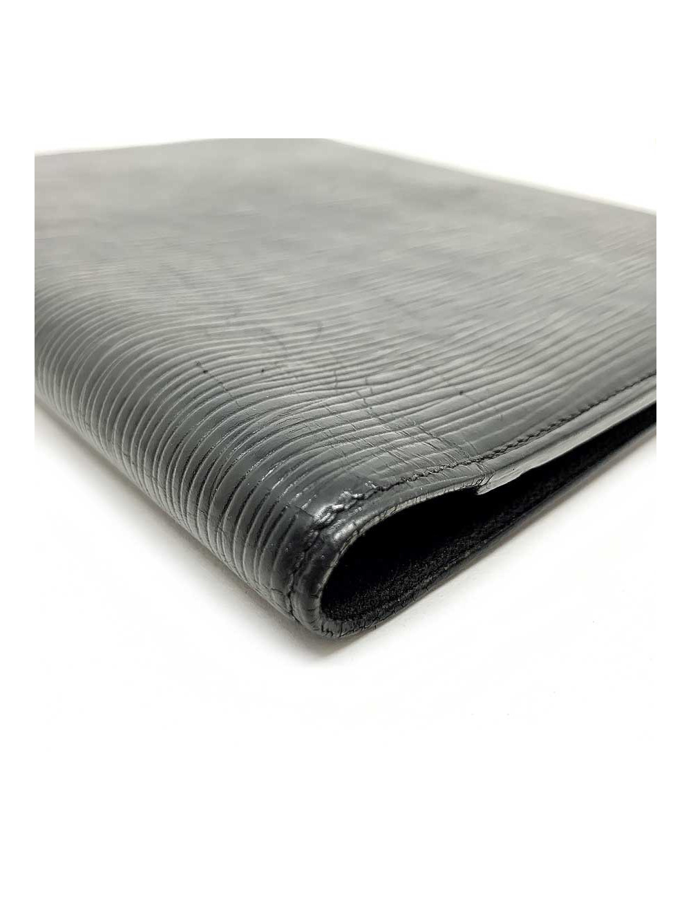Porte agenda LOUIS VUITTON cuir epi noir