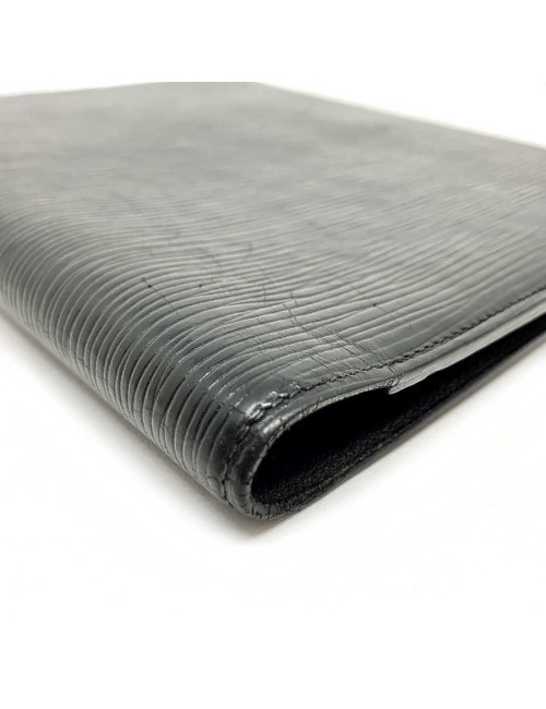 Porte agenda LOUIS VUITTON cuir epi noir