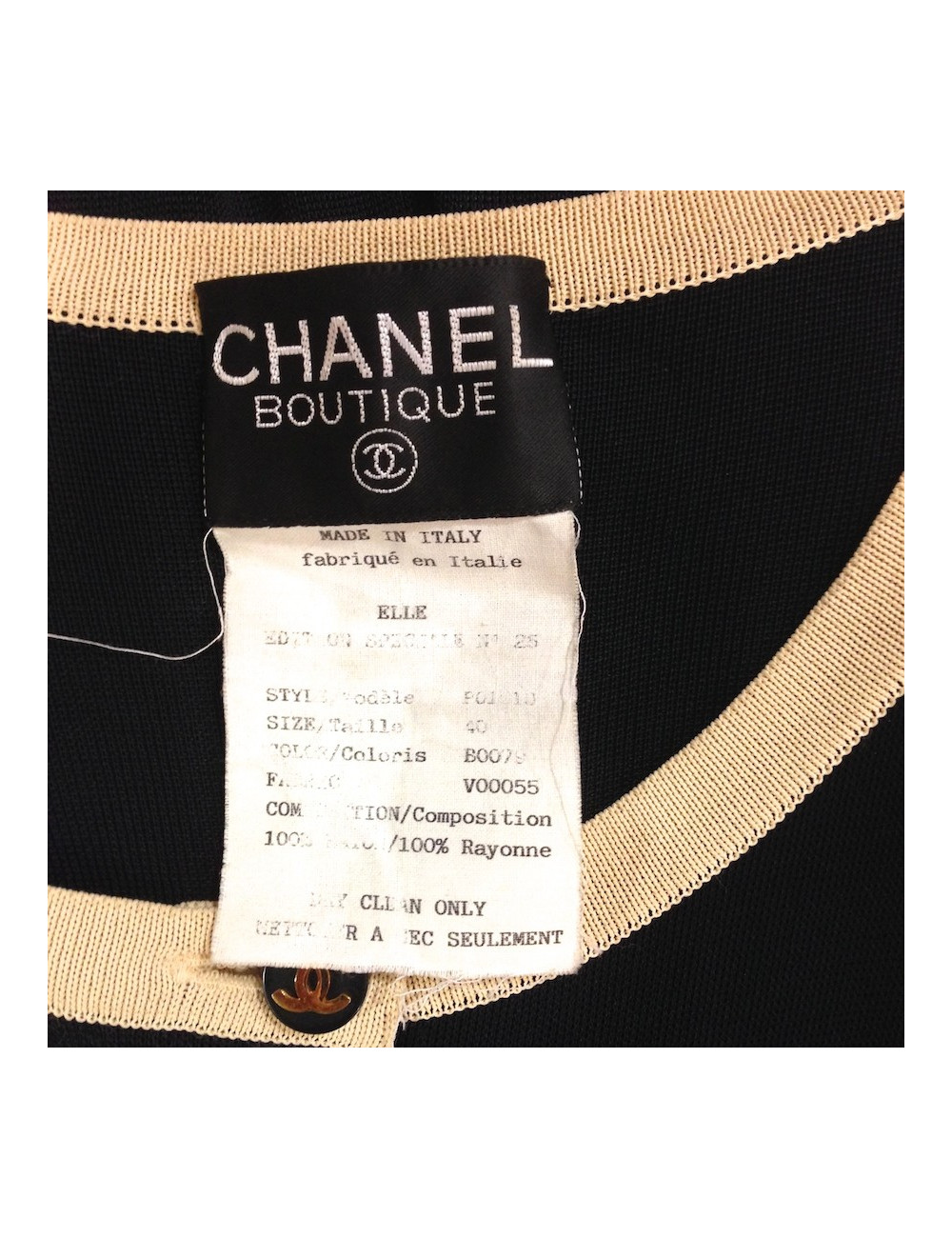 Gilet Chanel Vintage ELLE