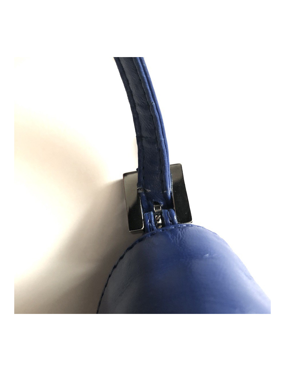  Sac FENDI cuir lisse bleu éléctrique